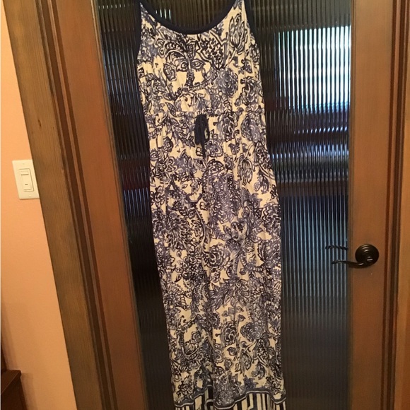 Pretty and comfortable long summer cotton dress. - Picture 1 of 5